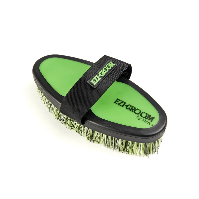 EZI-GROOM Grip Large Body Brush in Lime Green